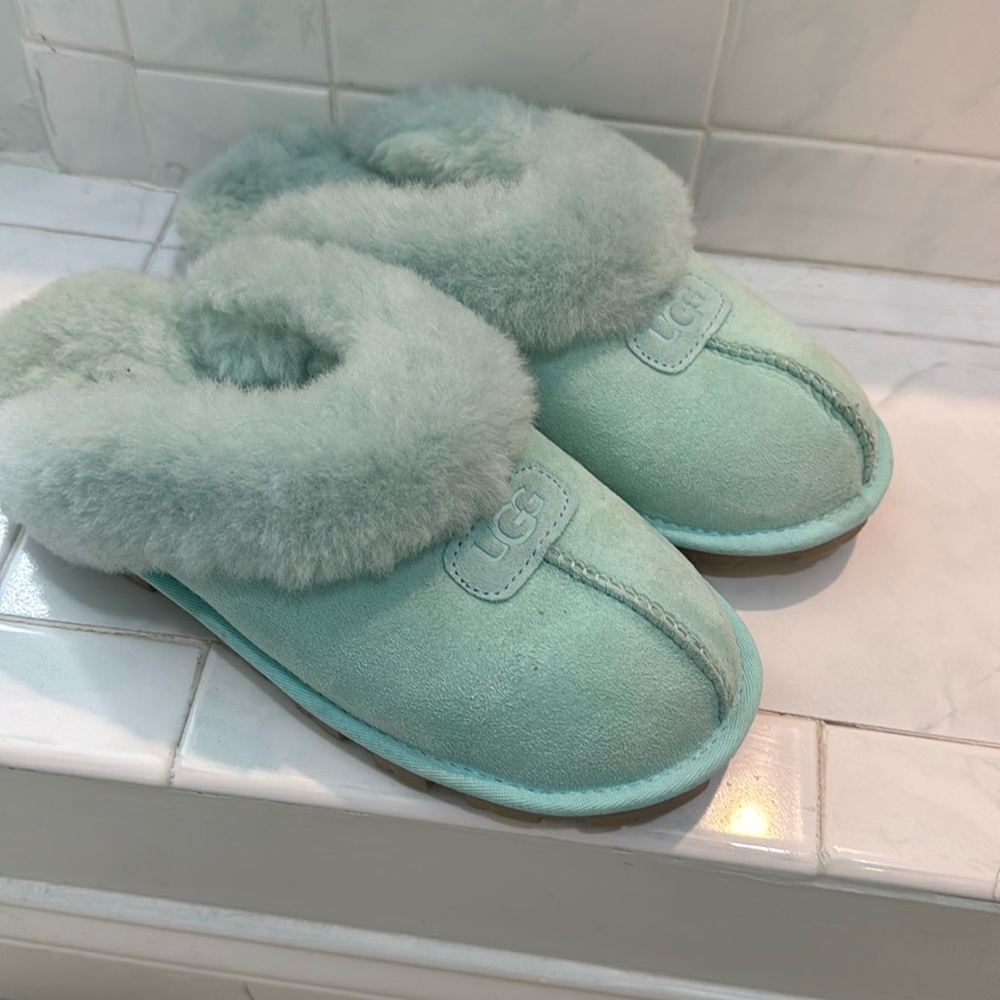 COPY - Ugg Coquette Slipper, size 10 color Turquoise